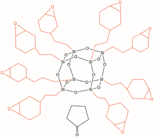 EP0408.10.30 - Epoxycyclohexyl POSS cage mixture 30% Cyclopentanone
